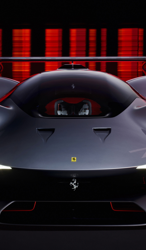 Дорогой спорткар Ferrari Vision Gran Turismo вид спереди