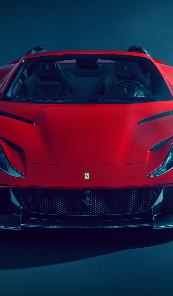 Красный Novitec Ferrari 812 GTS N-Largo вид спереди 