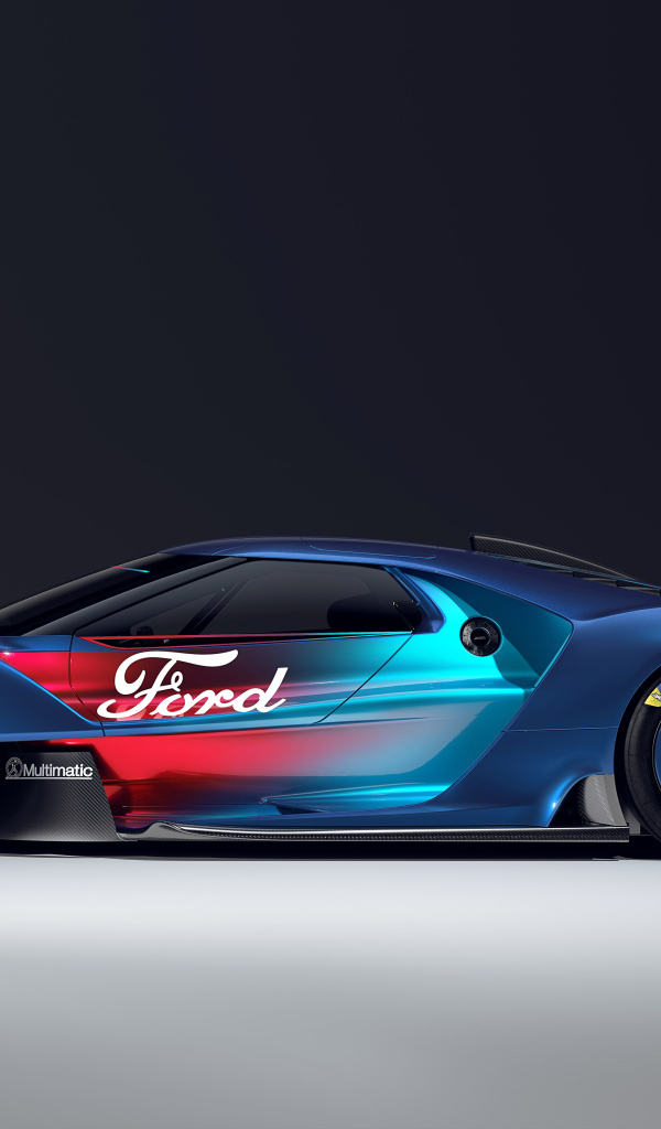 Спортивный Ford GT Mk IV вид сбоку