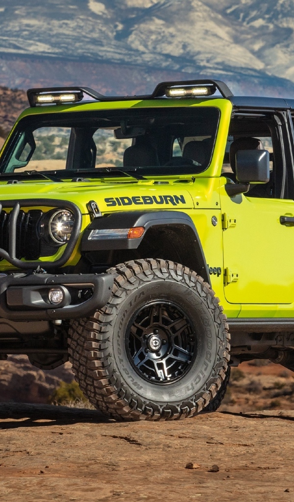 Внедорожник Jeep Gladiator Rubicon Sideburn Concept 2023 года