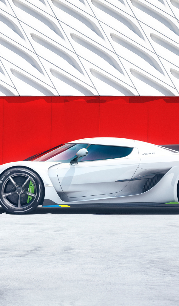 Автомобиль Koenigsegg Jesko вид сбоку