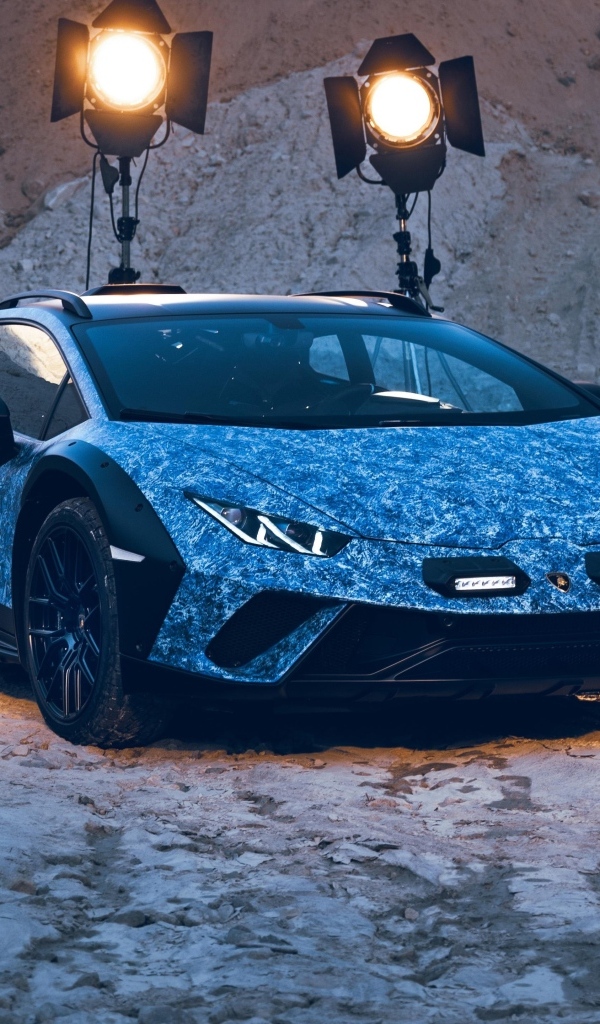 Быстрый дорогой автомобиль Lamborghini Huracán