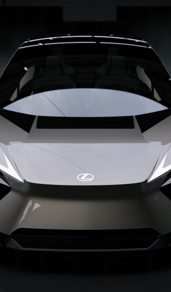 Вид спереди на автомобиль Lexus LF-ZL