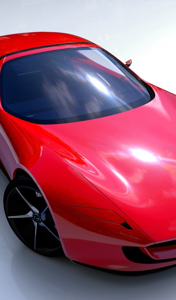 Красный автомобиль Mazda Iconic SP