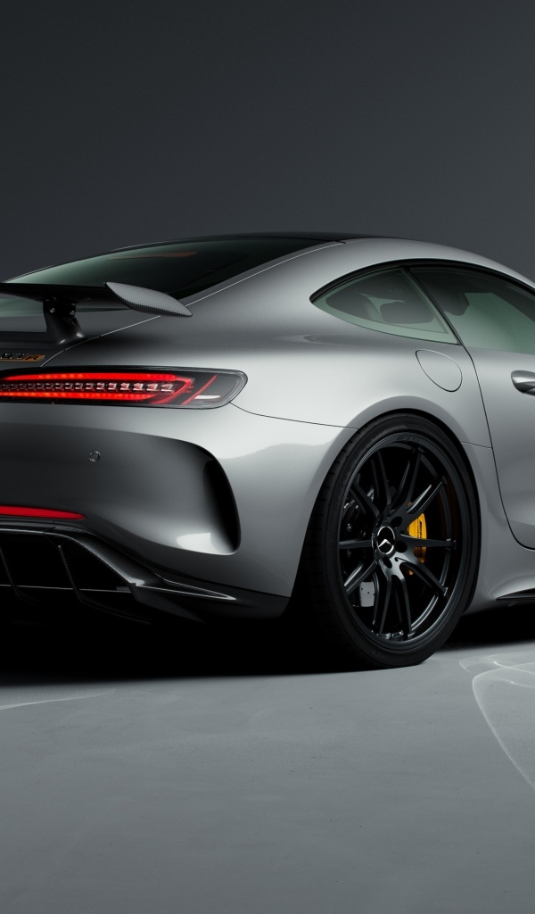 Вид сзади на автомобиль Mercedes-AMG GT R