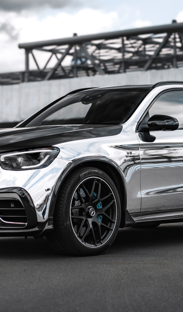 Серебристый  Mercedes-AMG GLC-Klasse Inferno 2022 