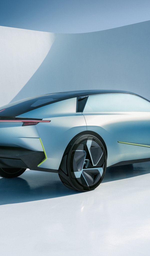 Вид сзади на автомобиль Opel Experimental 2023 года