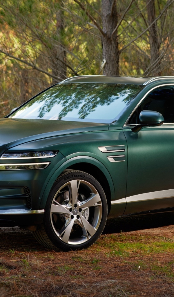 Внедорожник Genesis GV80 3.5T AWD в лесу