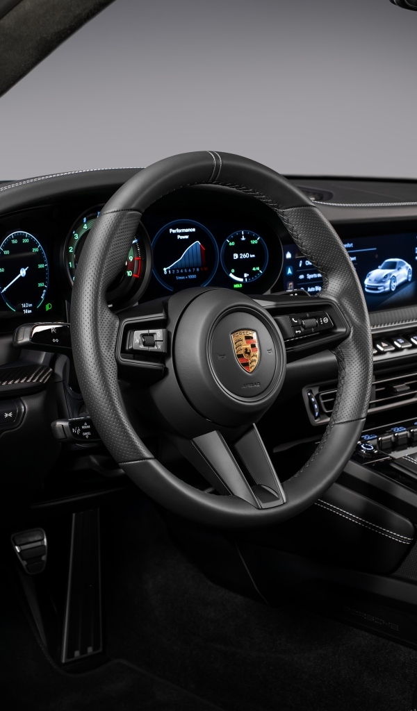 Салон автомобиля Porsche 911 ST 2023 года