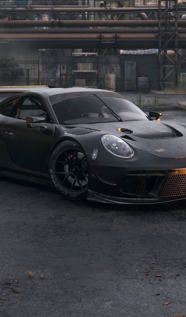 Быстрый автомобиль Porsche 911 GT3
