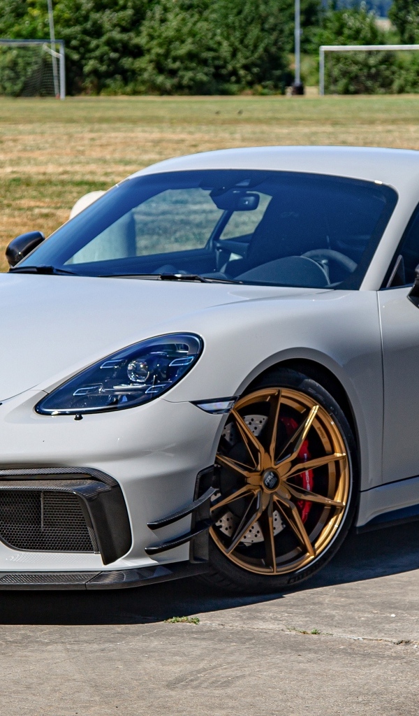 Стильный автомобиль Porsche 718 Cayman GT4