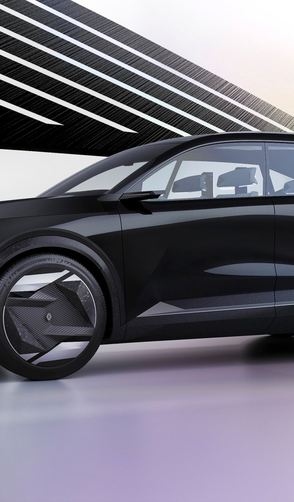 Черный автомобиль Renault Scénic Vision