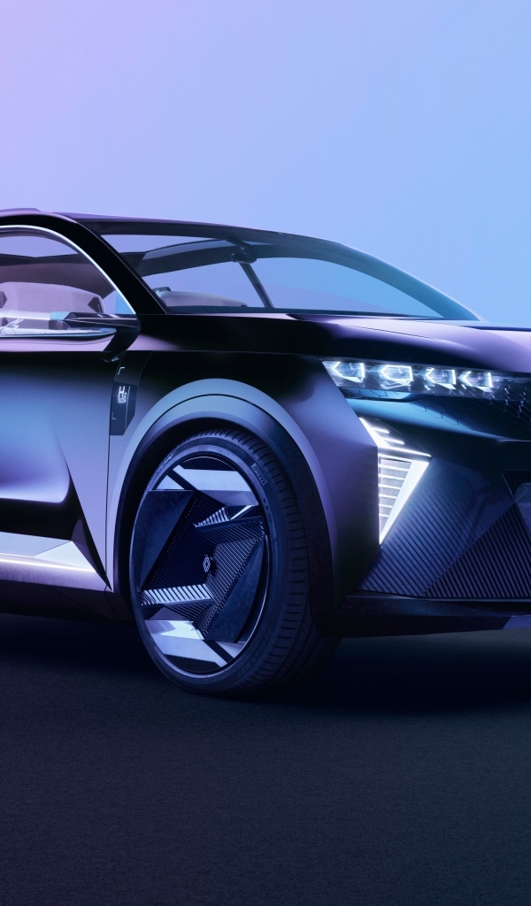 Синий автомобиль Renault Scénic Vision