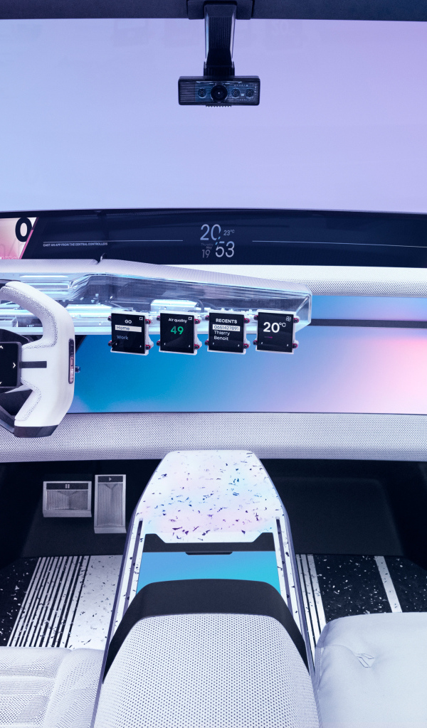 Стильный дорогой салон автомобиля Renault Scénic Vision 2022