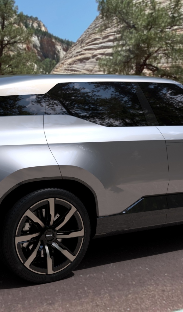 Вид сбоку на автомобиль Toyota Land Cruiser Se