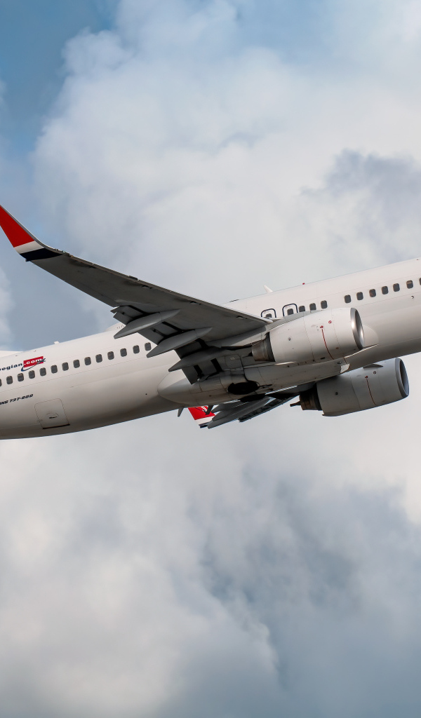 Пассажирский боинг 737-800W,  компании Norwegian Air