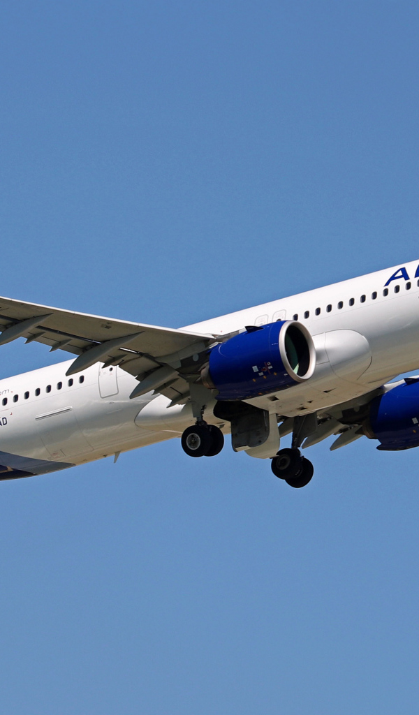 Большой самолет A 321-271NX авиакомпании  Aegean