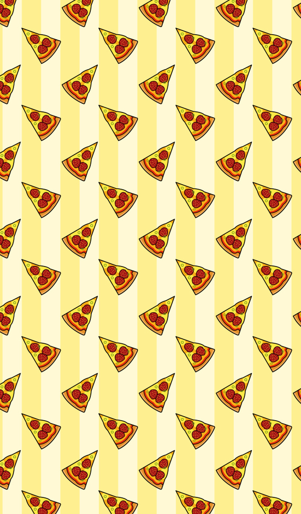 Кусочки пиццы на фоне 