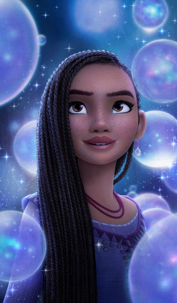 Милая девушка персонаж нового мультфильма Заветное желание, 2023