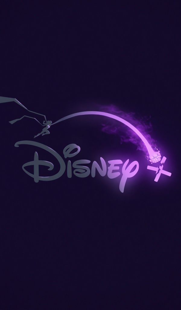 Логотип Дисней на синем фоне