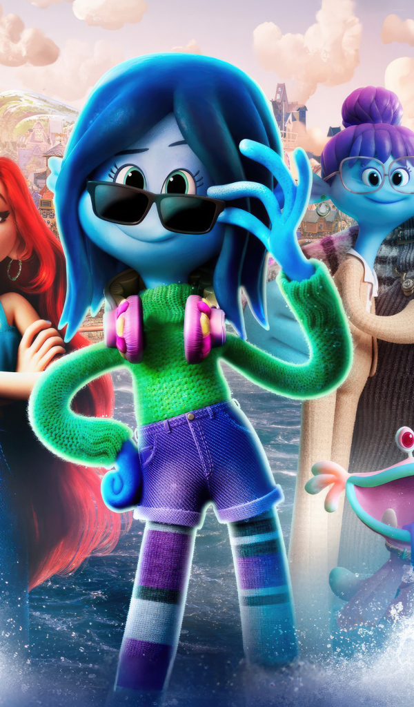 Персонажи нового мультфильма Руби Гильман: Приключения кракена-подростка  2023
