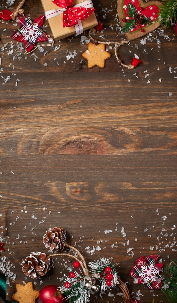 Красивый фон для рождественской открытки