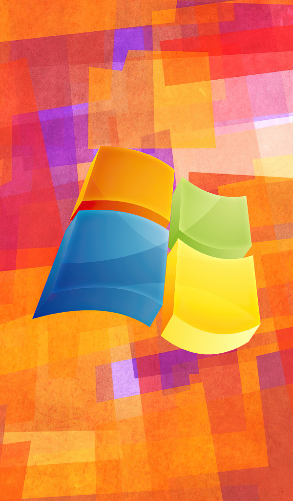 Логотип windows на разноцветном фоне
