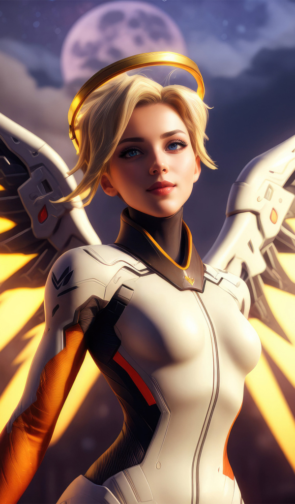 Девушка робот ангел