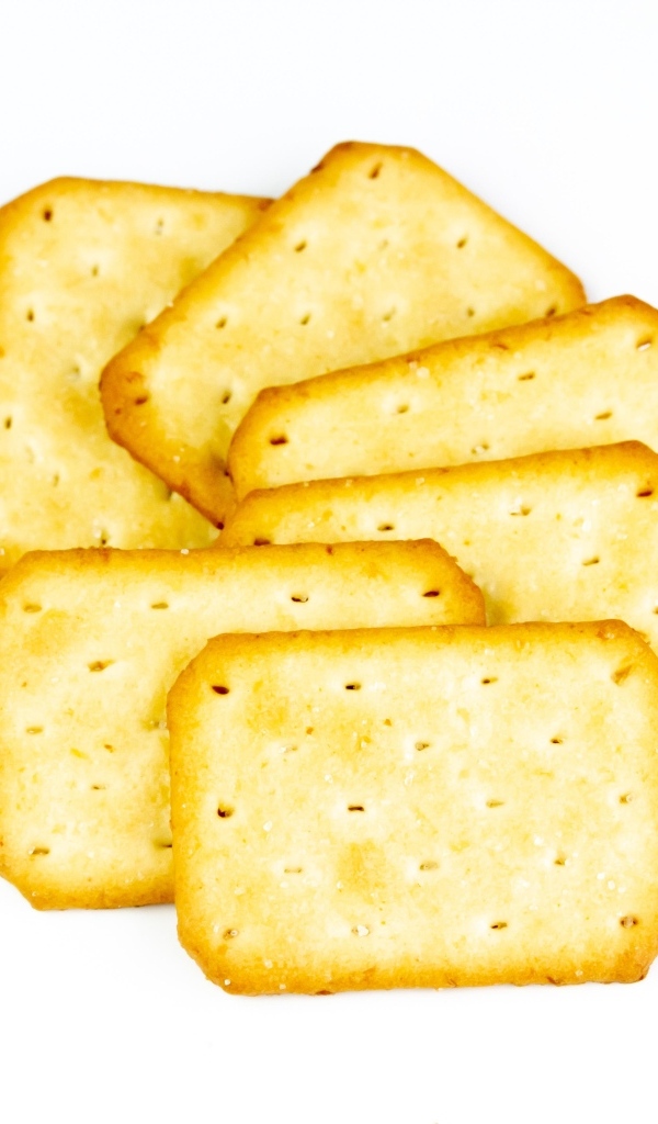 Вкусное хрустящее печенье крекер 