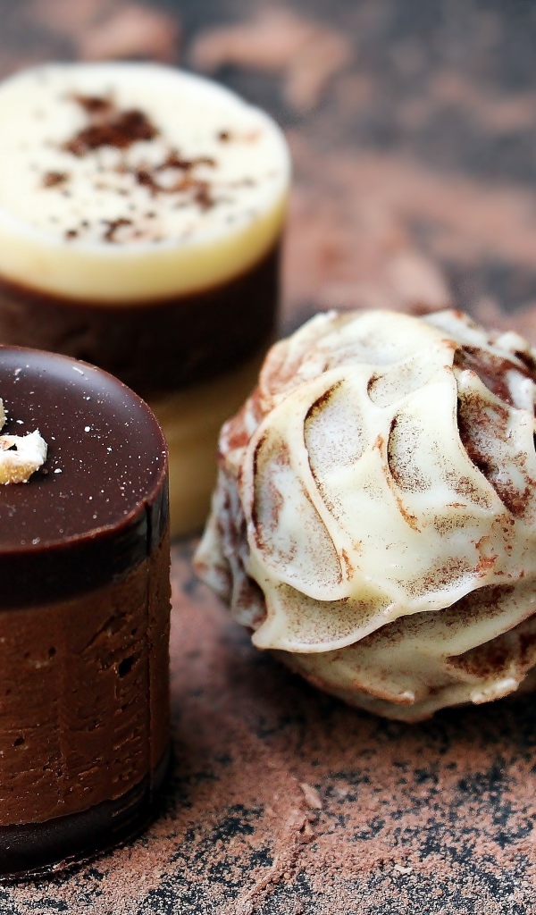 Красивые шоколадные конфеты 