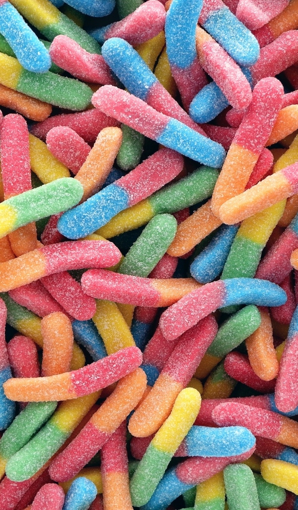 Сладкие разноцветные мармеладки