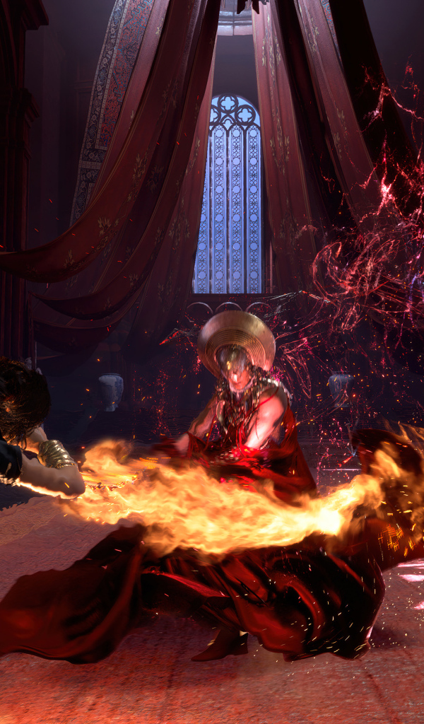 Бой в новой компьютерной игре Forspoken, 2023