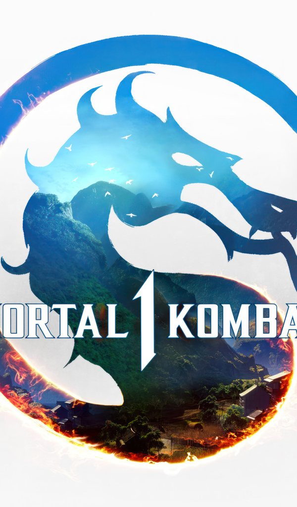 Логотип компьютерной игры mortal kombat-1