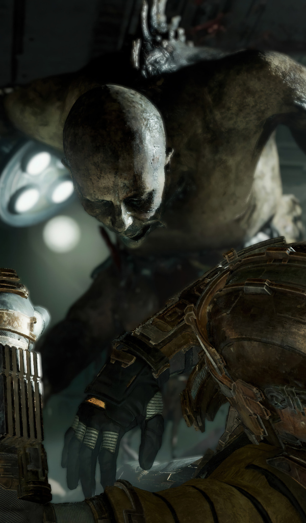 Монстр из компьютерной игры Dead Space Remake