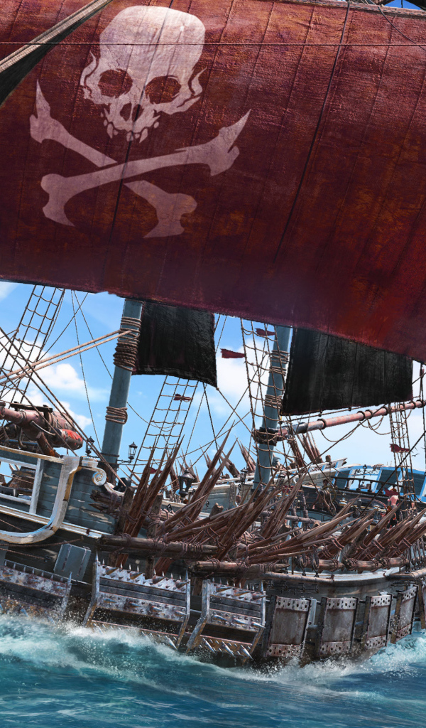 Пиратский корабль из новой компьютерной игры Skull & Bones