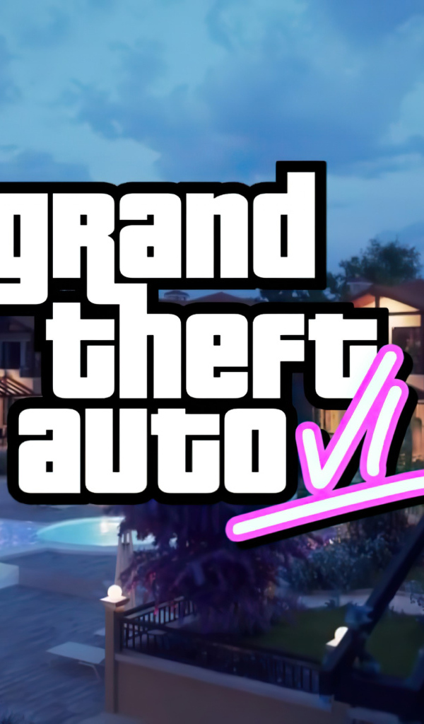 Постер новой компьютерной игры GTA 6