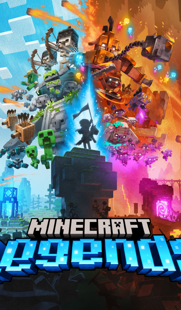 Постер новой компьютерной игры Minecraft Legends  2023