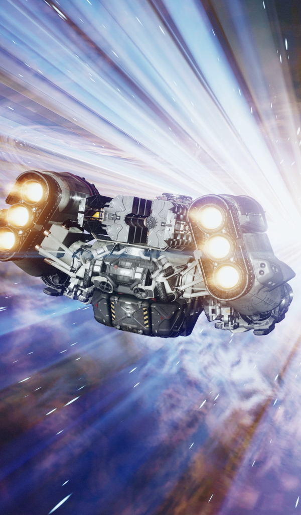 Космический корабль из игры Starfield, 2023