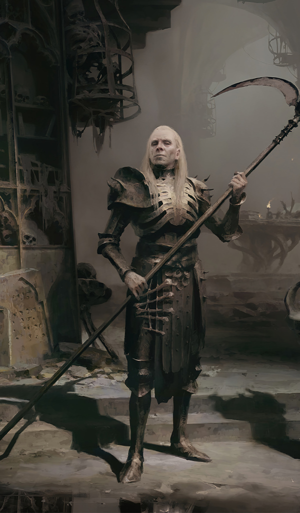 Персонаж компьютерной игры Diablo IV