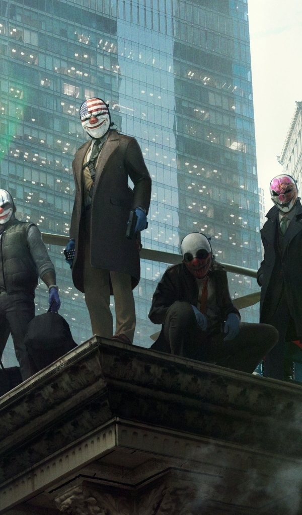 Злодеи из компьютерной игры Payday 3