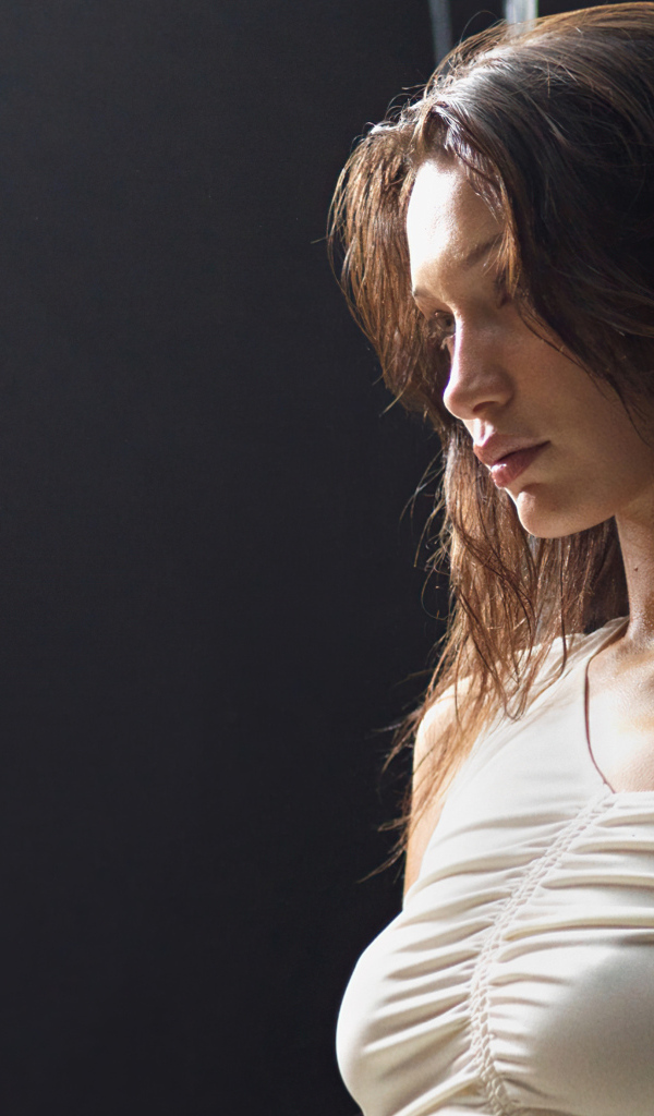 Длинноволосая модель Белла Хадид