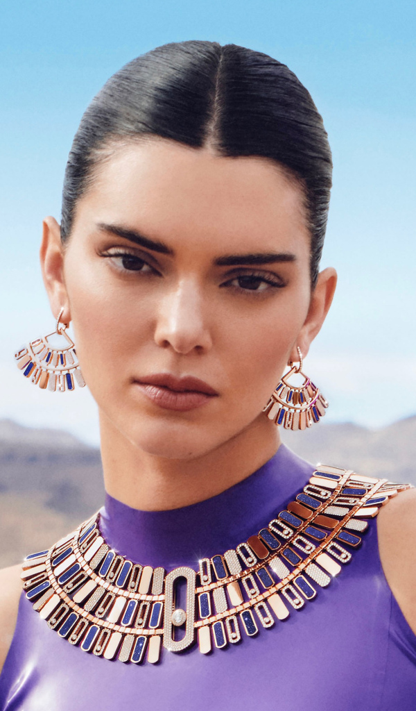 Серьезная девушка модель  Кендалл Дженнер