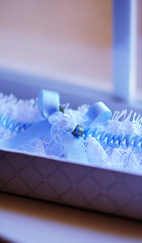 Голубая подвязка невесты