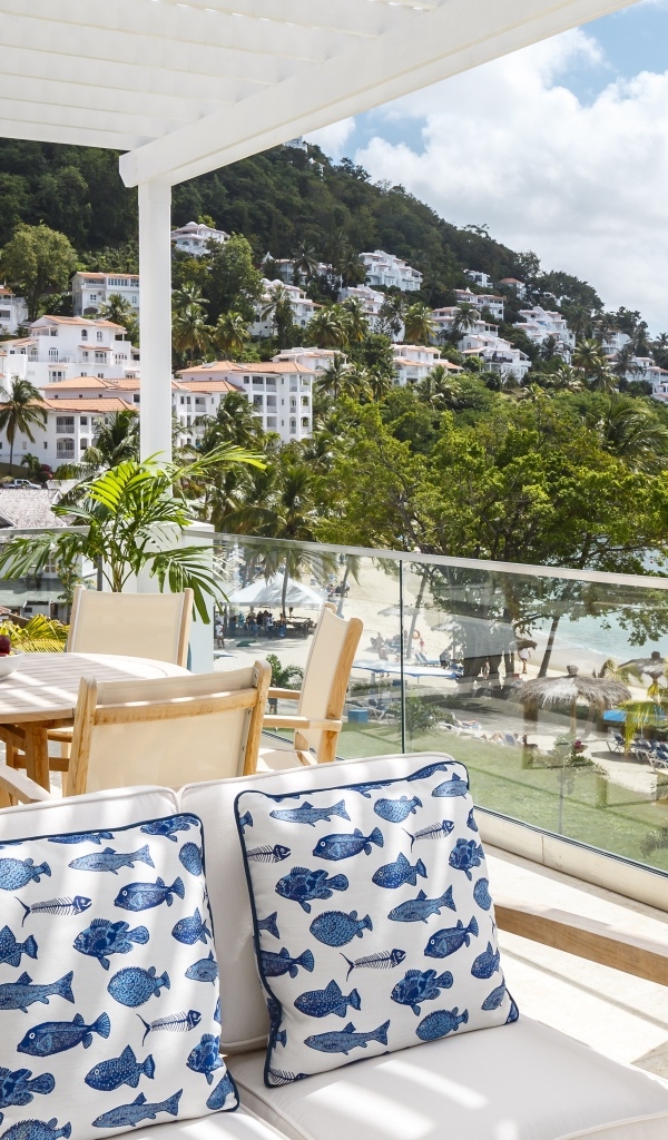 Красивая терраса в вилле