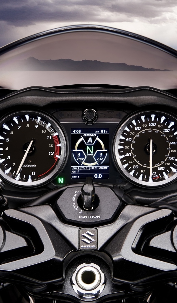 Приборная панель мотоцикла Suzuki Hayabusa