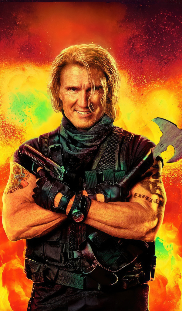 Персонаж Гуннар Йенсен актер Дольф Лундгрен в фильме Неудержимые 4, 2023