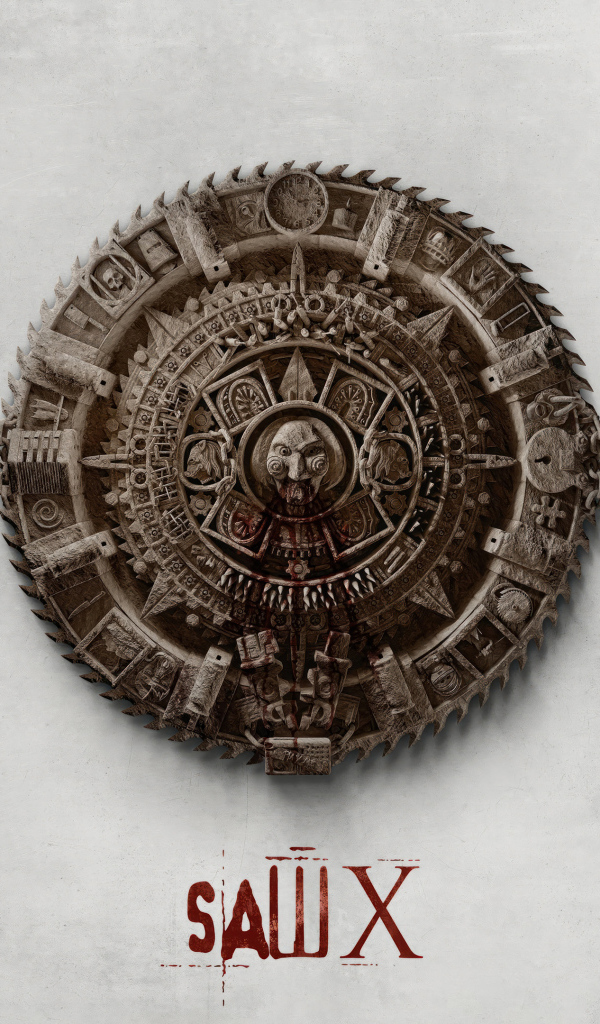 Логотип нового фильма Пила 10, 2023