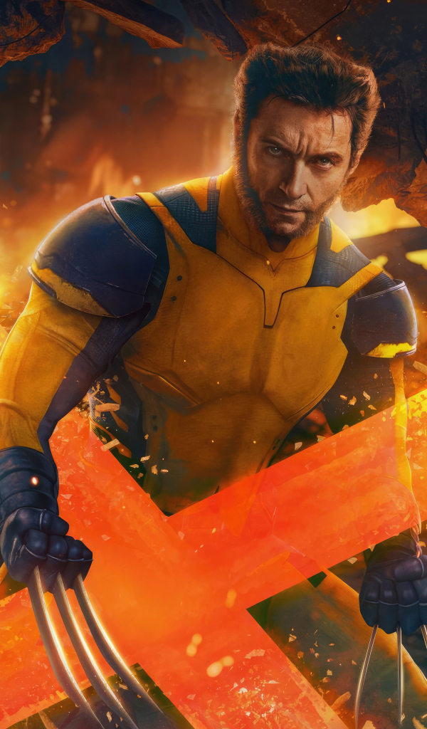 Грозный Росомаха с острыми когтями