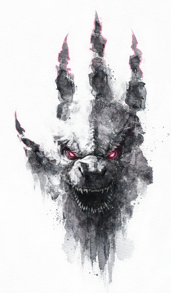 Минималистичный постер нового фильма Годзилла и Конг: Новая империя, 2024