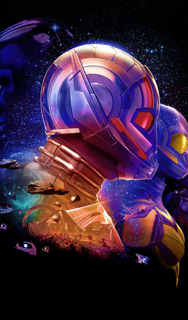 Постер фильма Человек-муравей и Оса: Квантомания, 2023